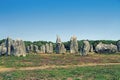 Carnac megalithic site in Brittany, France Royalty Free Stock Photo